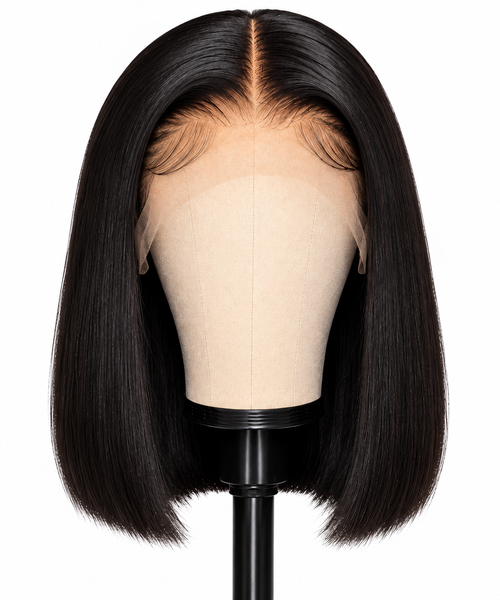 13x4 HD Lace Straight Bob Human Hair (200%)