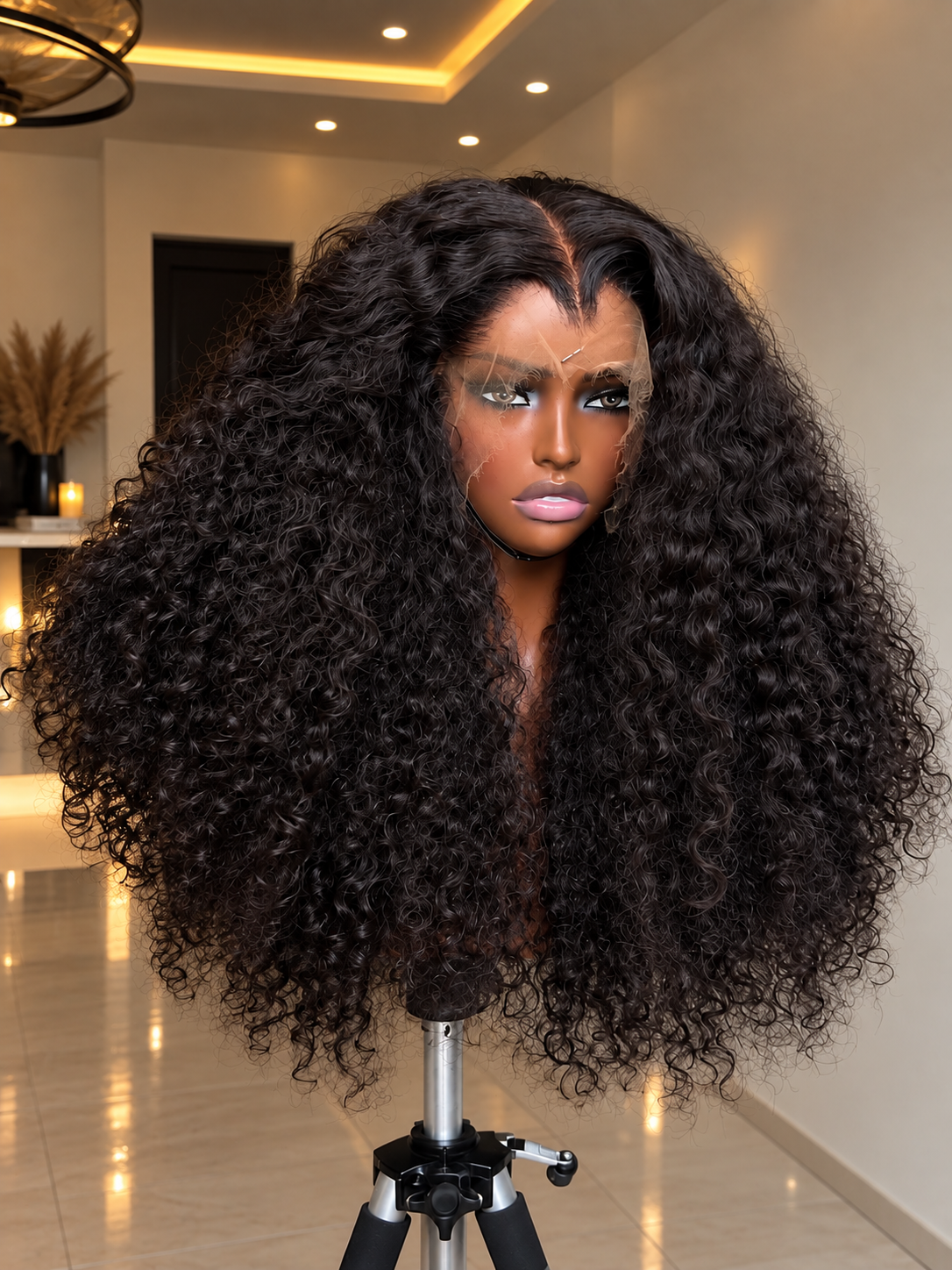 Raw Water Curly 13x6 HD Lace Wig – 300g