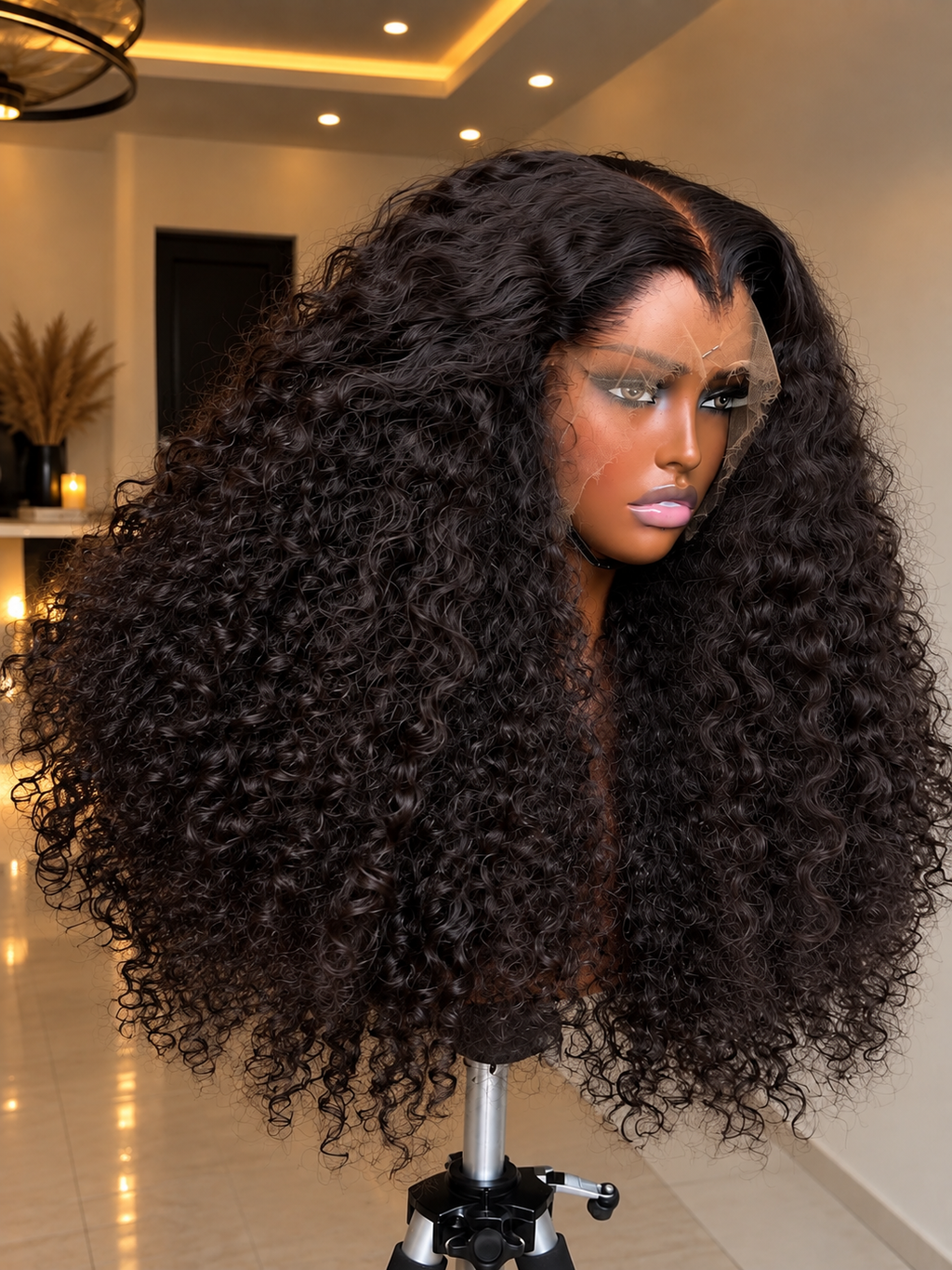 Raw Water Curly 13x6 HD Lace Wig – 300g